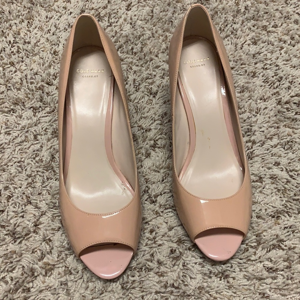 Cole Haan Pink beige wedges
